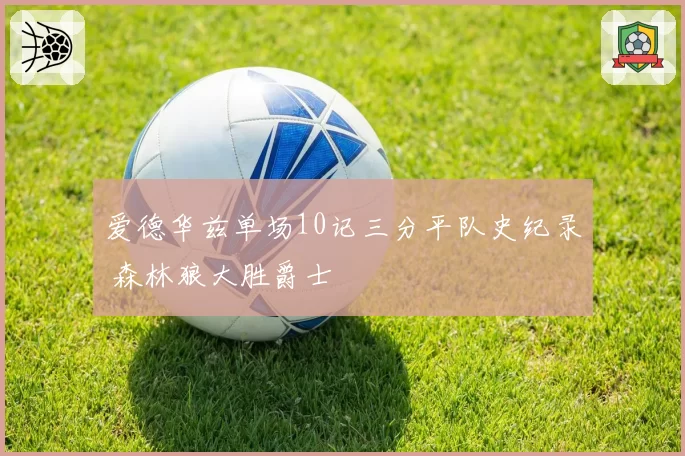 爱德华兹单场10记三分平队史纪录 森林狼大胜爵士